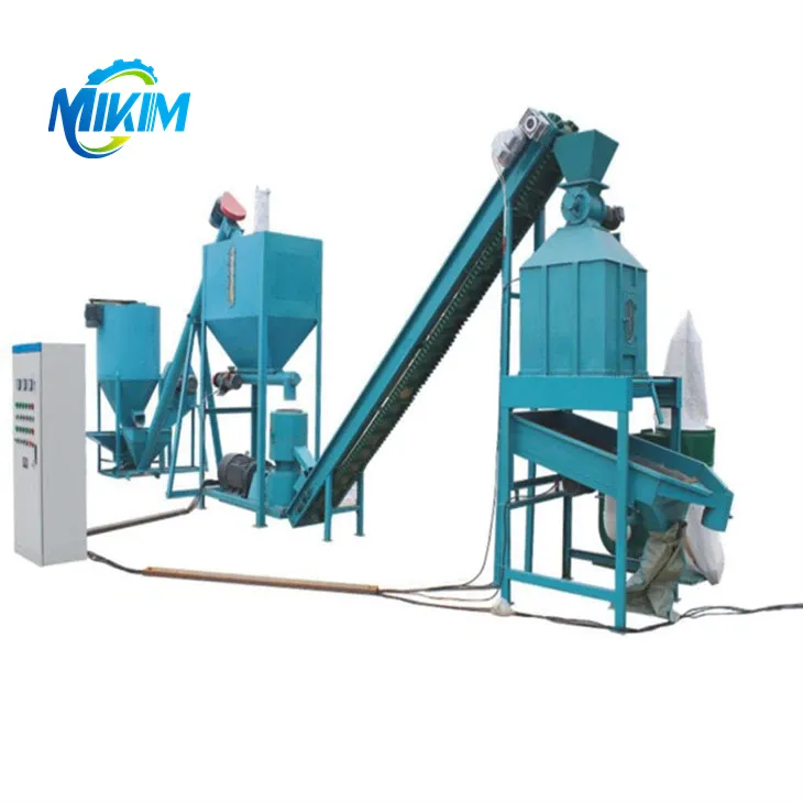 Making Wood Pellets Line