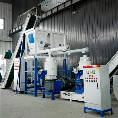 500 kg/h Wood sawdust pelletizing line