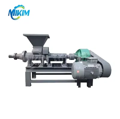 Screw Press Biomass Sawdust Wood Charcoal Coal Briquette Making Machine Price