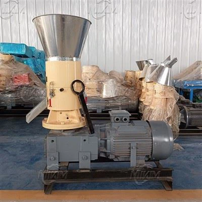 Wood Chip Pellet Maker Machine With Foced Feeder For Making Grass/Alfalfa Pellets