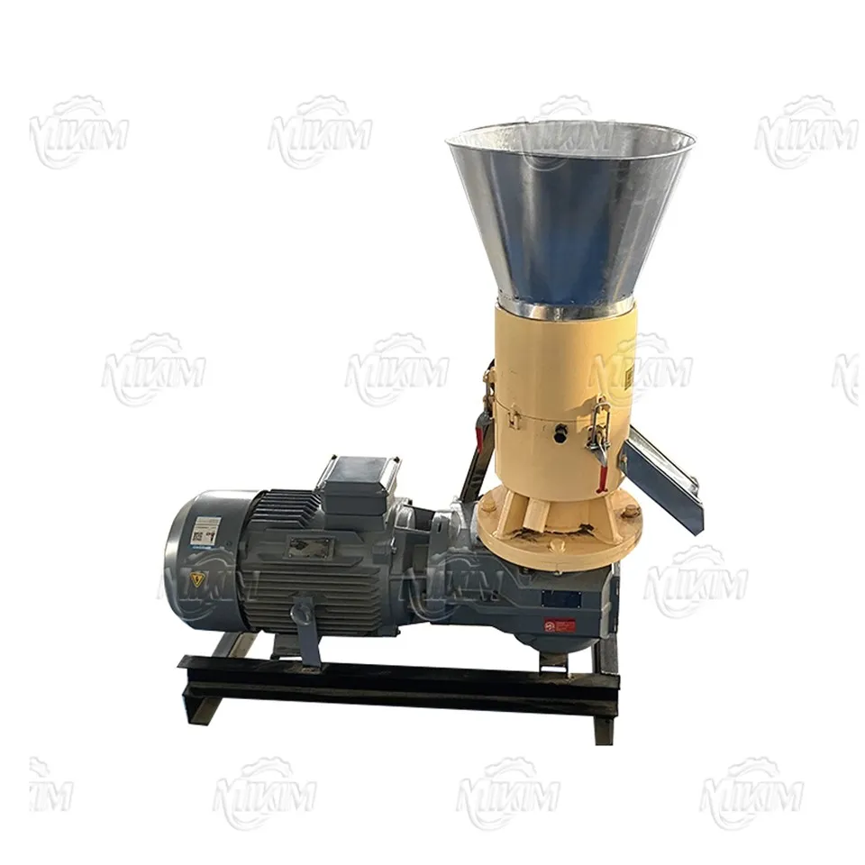 OEM Wood Sawdust Fuel Pellet Making Machine With Electric And Diesel Engine